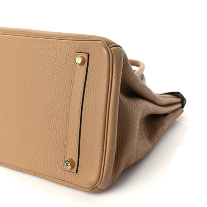 Hermes Taurillon Clemence Birkin 35 Chai 10 of 10