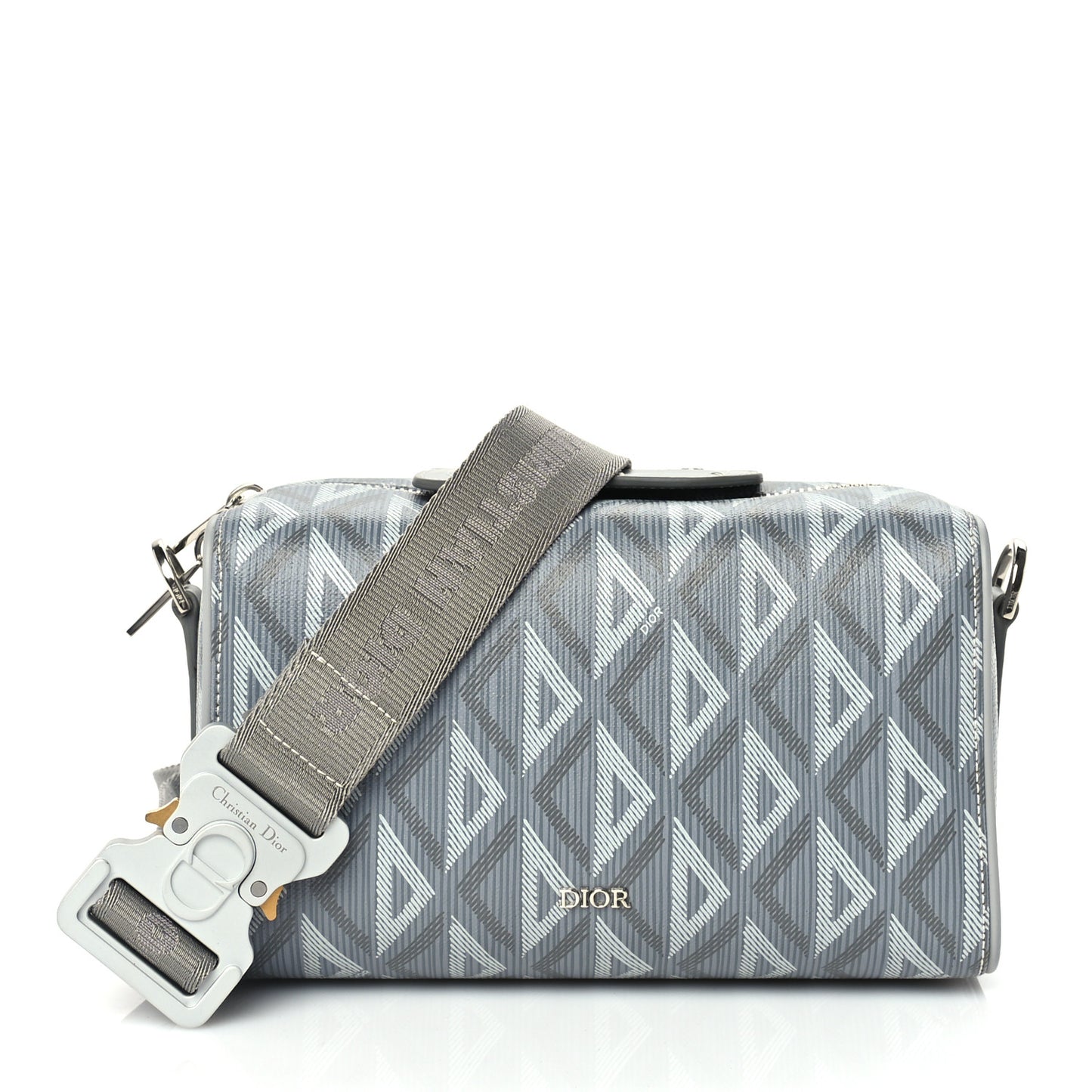 Coated Canvas CD Diamond Lingot 22 Bag Gray
