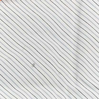 Hermes Cotton Losange Scarf GM Grey Black Orange 8 of 8