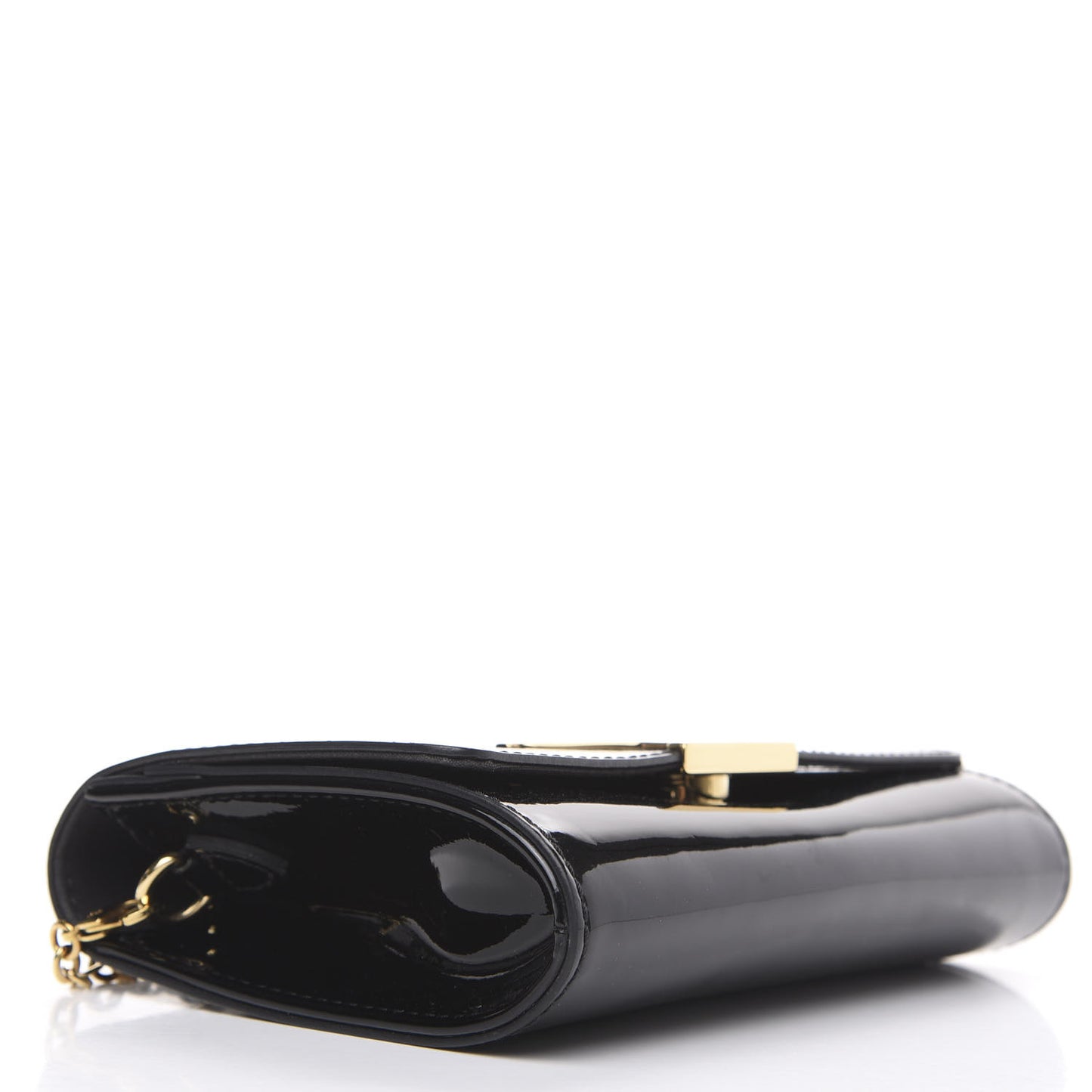 Patent Louise PM Chain Clutch Black
