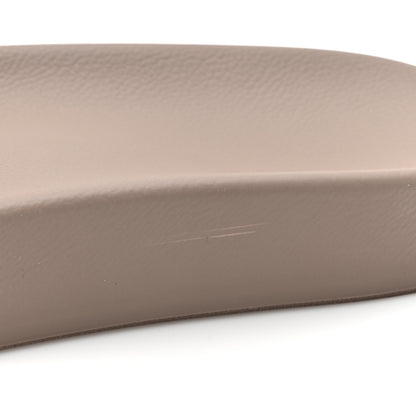 Balenciaga Rubber Allover Logo Pool Slide Sandals 38 Dark Mink 9 of 10