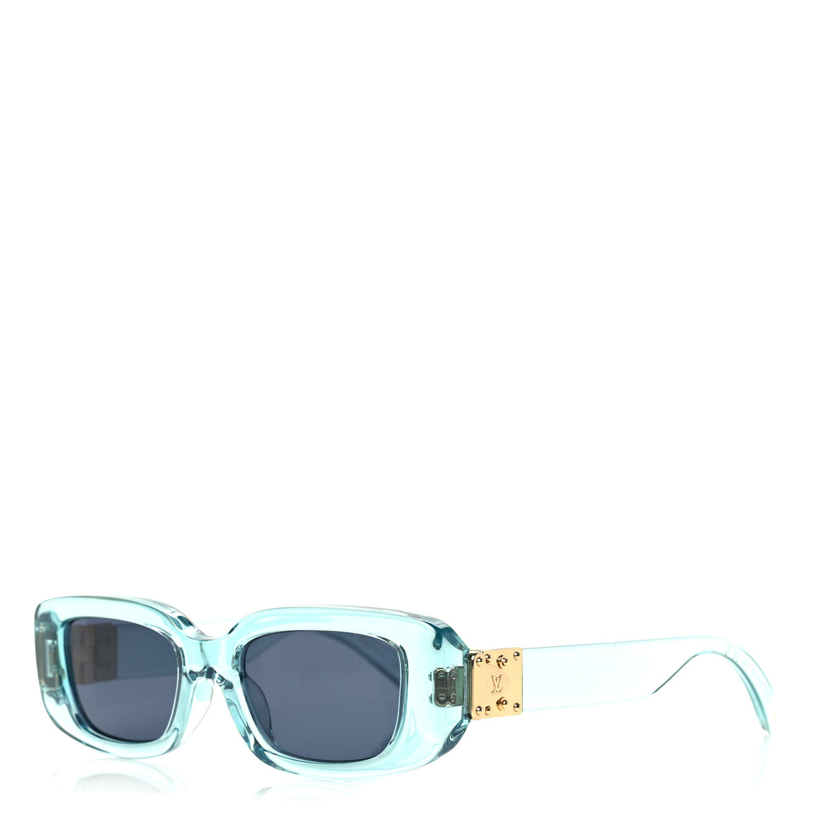 Acetate S Lock Cat Eye Sunglasses Z2818W  Crystal Blue