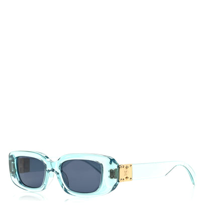 Louis Vuitton Acetate S Lock Cat Eye Sunglasses Z2818W  Crystal Blue 1 of 8