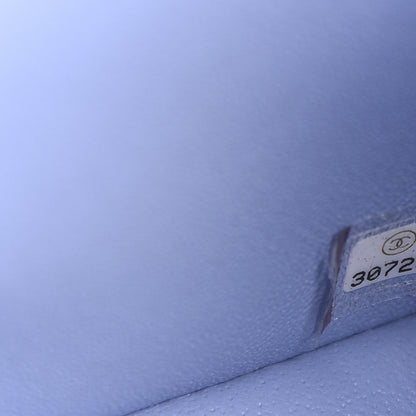 Chanel Lambskin Quilted Mini Rectangular Flap Light Blue 9 of 11