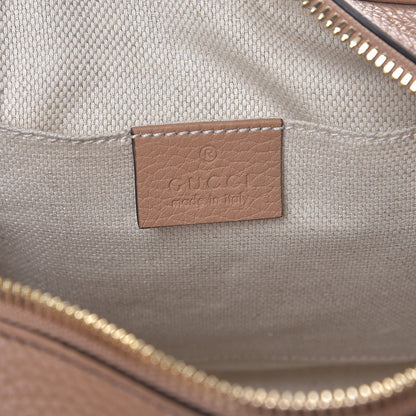 Gucci Pebbled Calfskin Small Soho Disco Bag Camelia 6 of 7