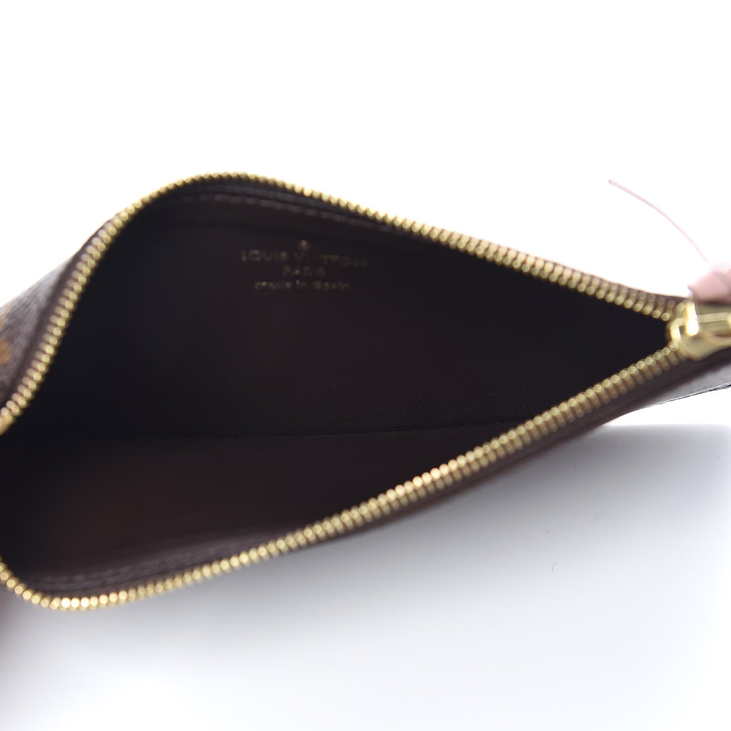 Louis Vuitton Monogram Josephine Wallet Zippered Insert Rose Ballerine 5 of 6