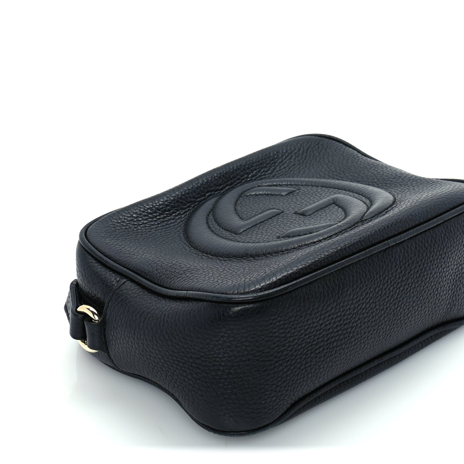 Gucci Pebbled Calfskin Small Soho Disco Bag  Black 7 of 8