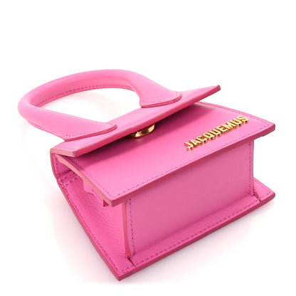Jacquemus Smooth Calfskin Mini Le Chiquito Neon Pink 3 of 8