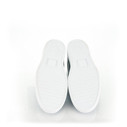 Louis Vuitton Calfskin Canvas Frontrow Slip On Sneakers 9.5 Indigo 5 of 9