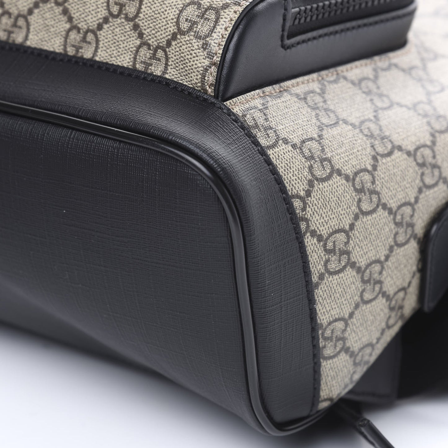 GG Supreme Monogram Small Eden Day Backpack Black