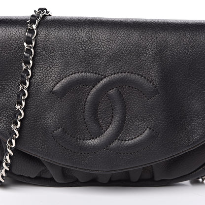 Chanel Caviar Half Moon Wallet On Chain WOC Black 11 of 11