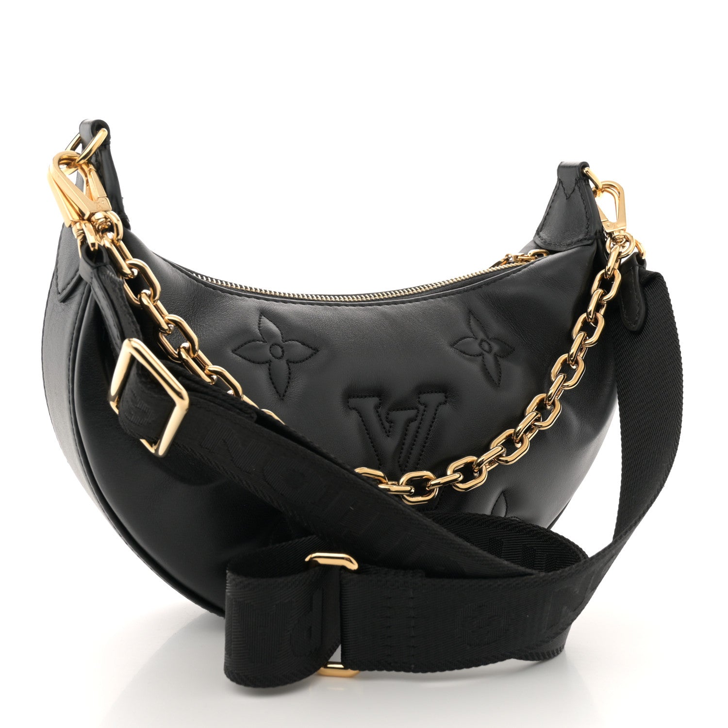 Louis Vuitton Calfskin Bubblegram Over The Moon Black 3 of 11