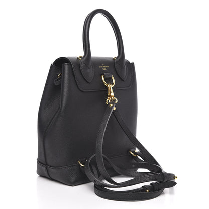 Louis Vuitton Calfskin Lockme Mini Backpack Black 2 of 10