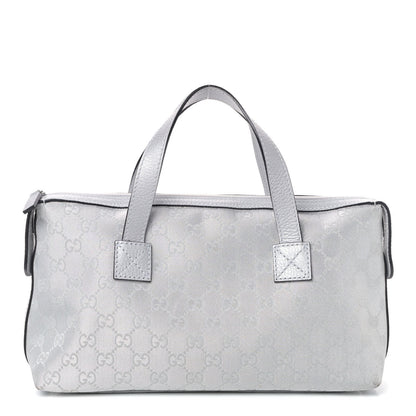 Gucci Monogram Small Boston Silver 1 of 4