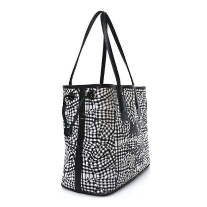 MCM Visetos Medium Liz Reversible Shopper Tote Black 5 of 7