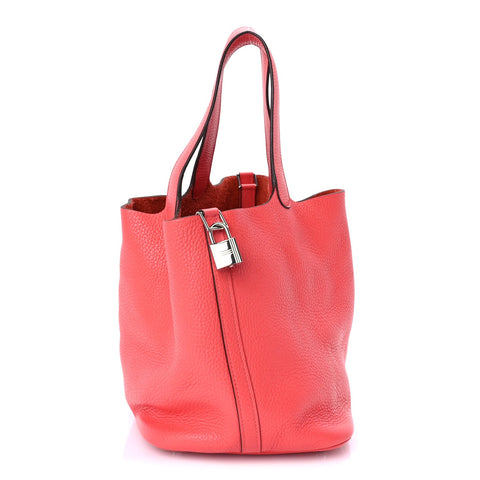 Taurillon Clemence Picotin Lock 22 MM Rose Jaipur