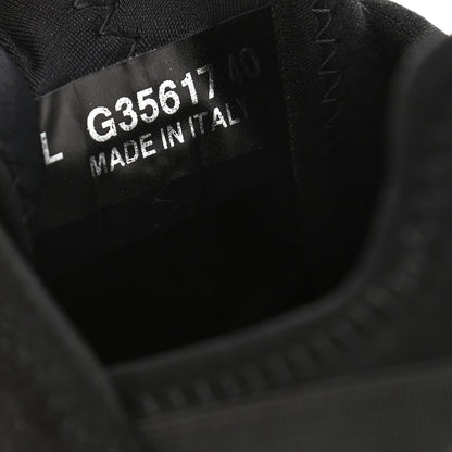 Chanel Velvet Calfskin Mixed Fibers CC Sneakers 40 Black 8 of 9