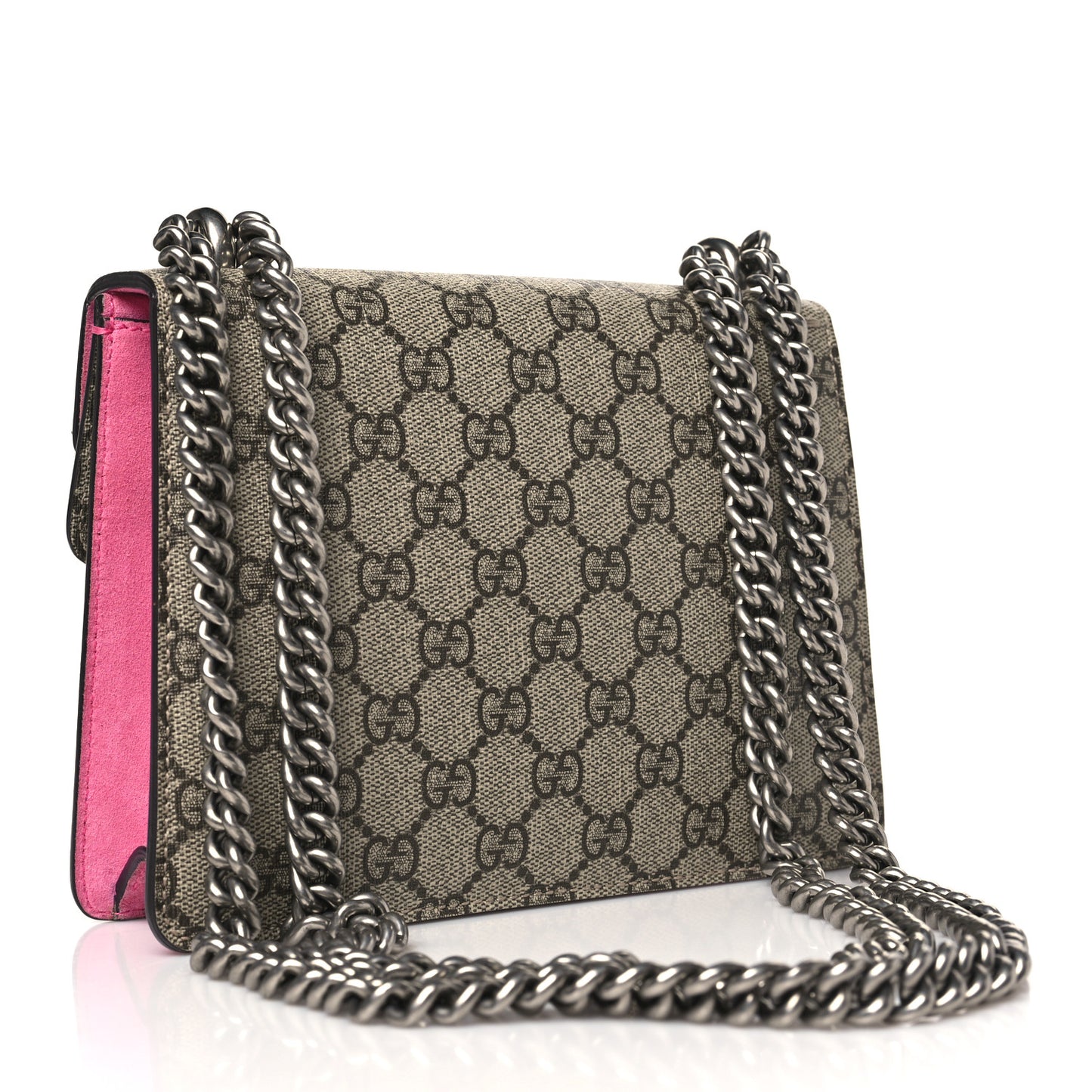 GG Supreme Monogram Mini Dionysus Shoulder Bag Pink