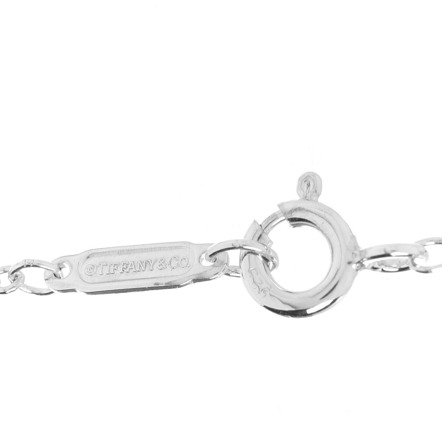 Sterling Silver T Two Single Chain Bracelet