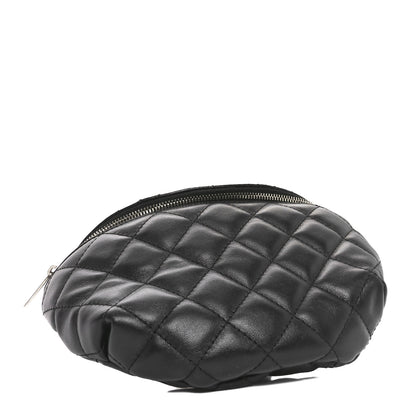 Chanel Calfskin Quilted Waist Belt Bag Black 3 of 9