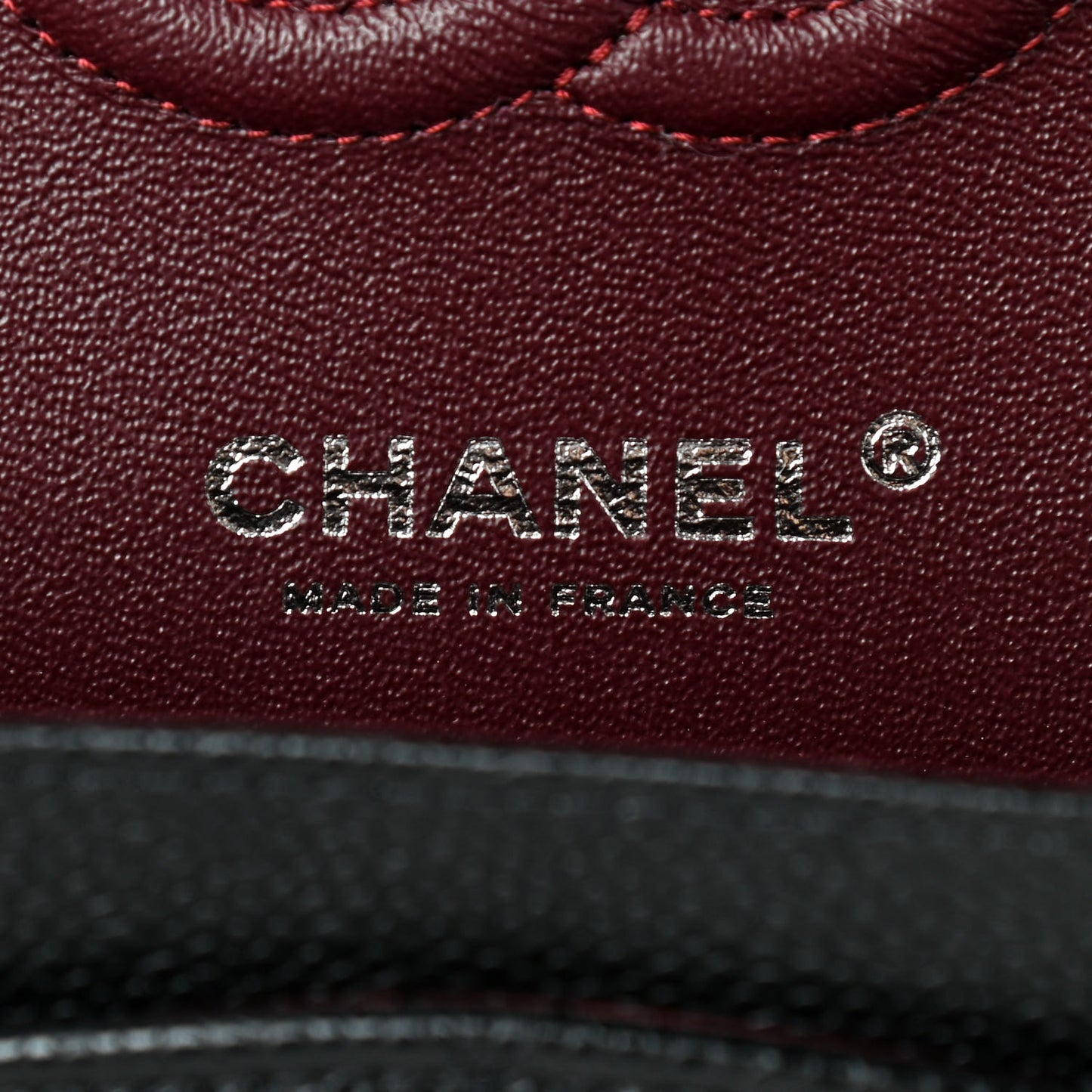 Caviar Quilted Small Double Flap Black