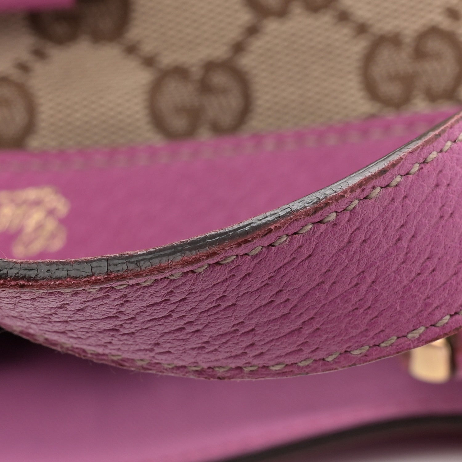 Gucci Monogram Small Abbey Tote Fuchsia 12 of 12