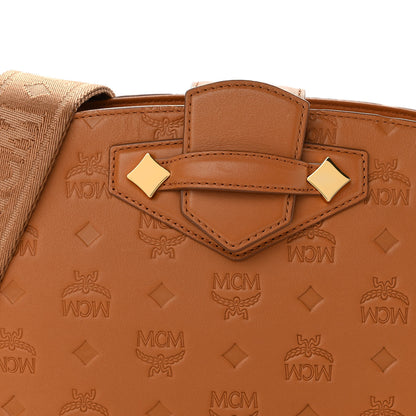 MCM Calfskin Ottomar Essential Crossbody Bag Cognac 10 of 10