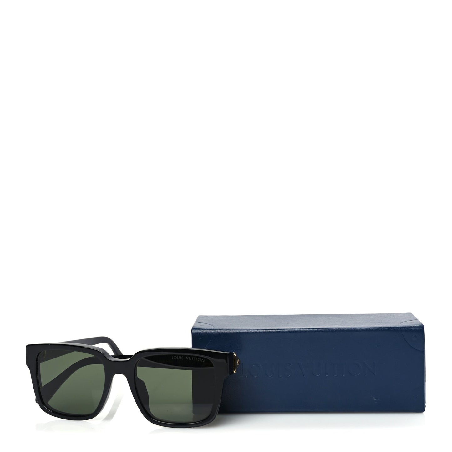 Acetate LV Square Sunglasses Z1692W  Black