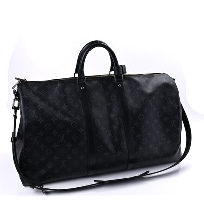 Louis Vuitton Monogram Eclipse Keepall Bandouliere 55 2 of 8