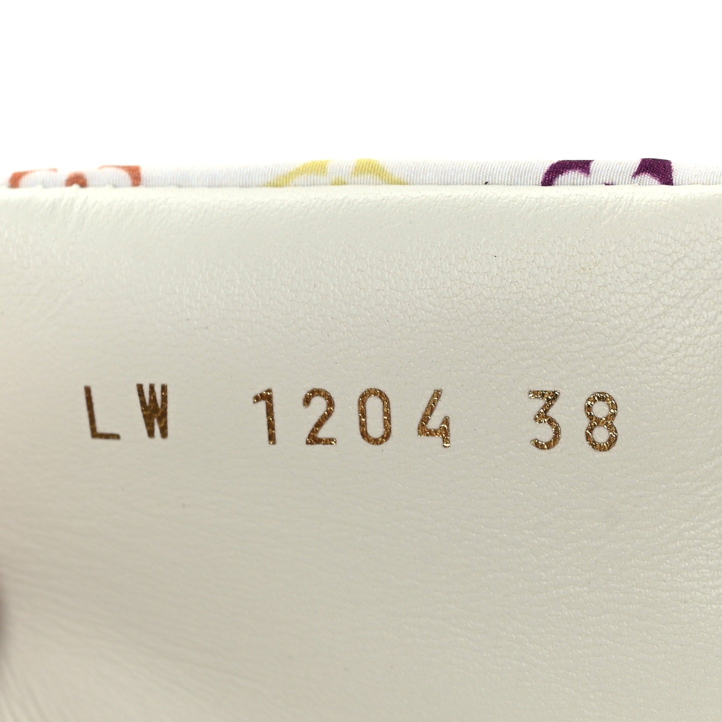 LV X TM Monogram Multicolor Pool Pillow Flat Comfort Mule 38 White