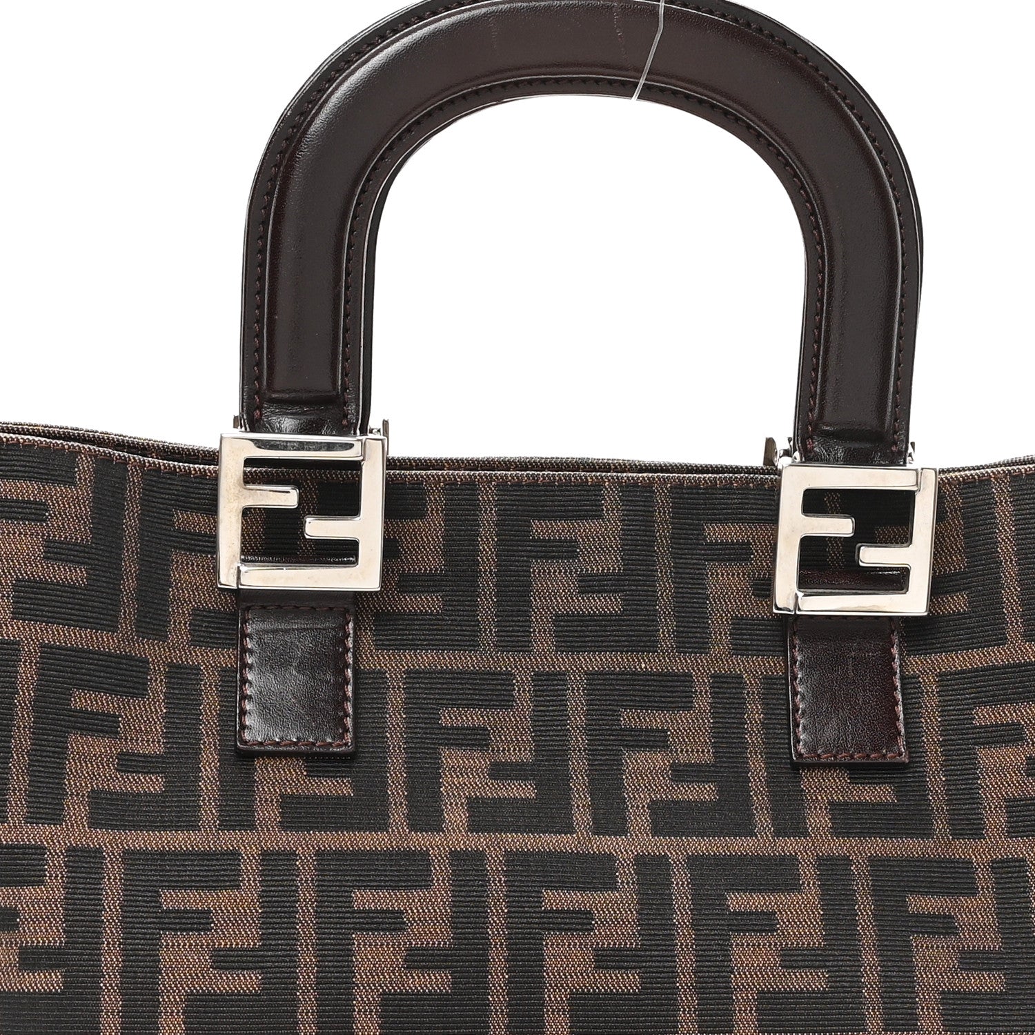 Fendi Zucca Small Holdall Tote Tobacco 8 of 12
