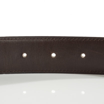 Hermes Box 32mm Belt Strap 80 Black Chocolate 5 of 7