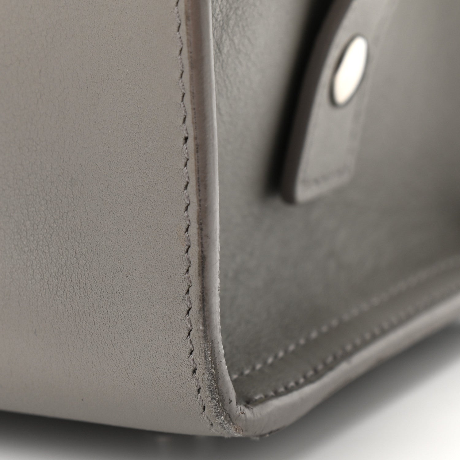 Saint Laurent Calfskin Monogram Baby Cabas Fog 13 of 14