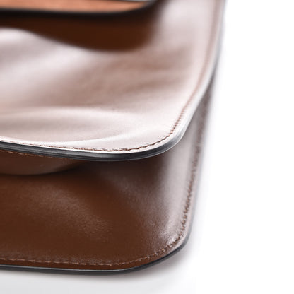 Chloe Calfskin Suede Medium C Shoulder Bag Sharp Brown 7 of 10