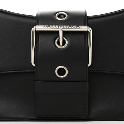 Balenciaga Smooth Calfskin Large Lindsay Shoulder Bag Black 8 of 10