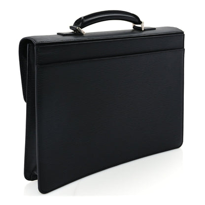 Louis Vuitton Epi Robusto 1 Compartment Briefcase  Black 2 of 8