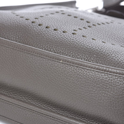 Hermes Taurillon Clemence Evelyne III GM Etain 10 of 11