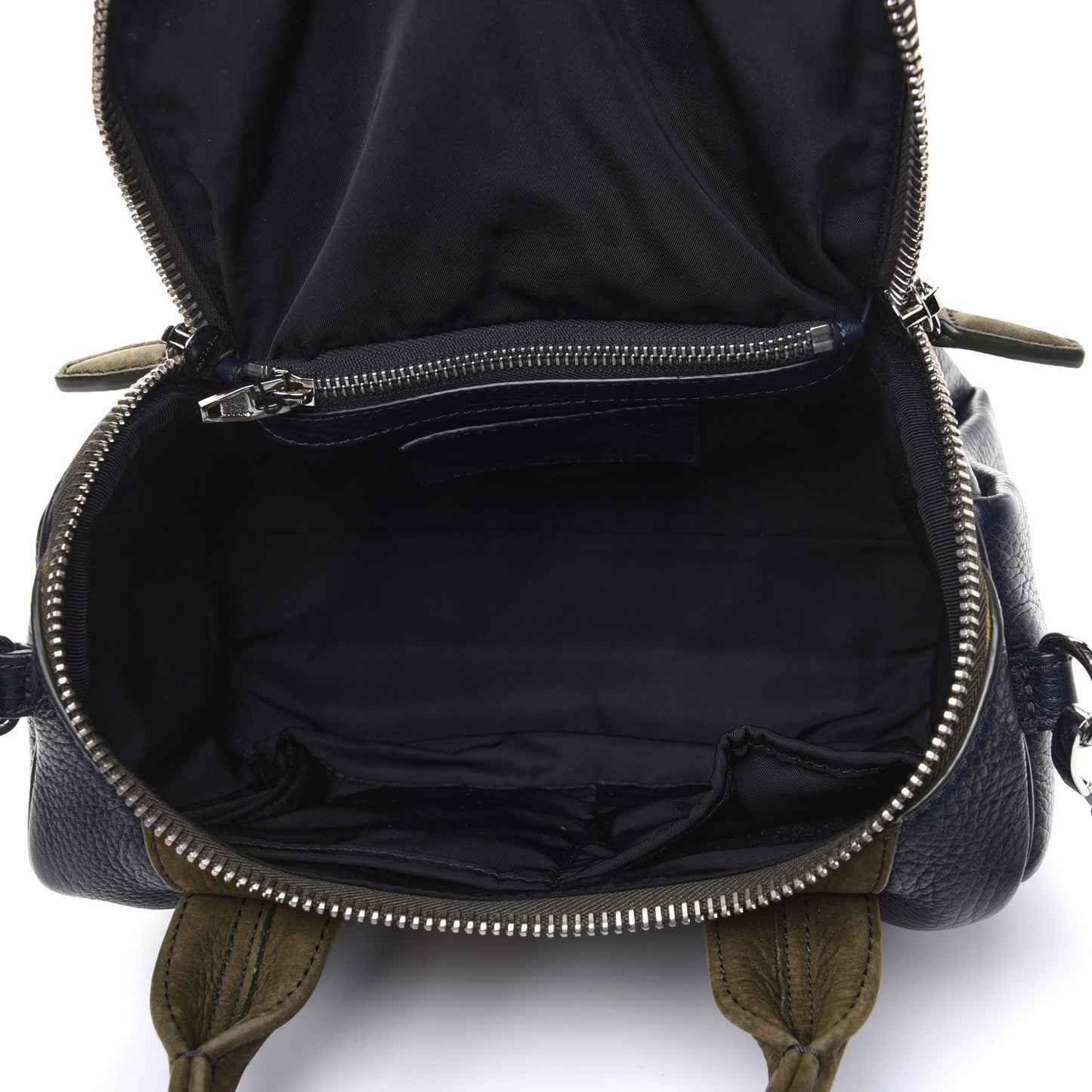 Nubuck Soft Pebbled Calfskin Rockie Dark Grass