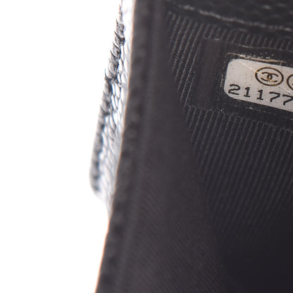 Chanel Caviar Quilted Flap Card Holder Black 9 of 14