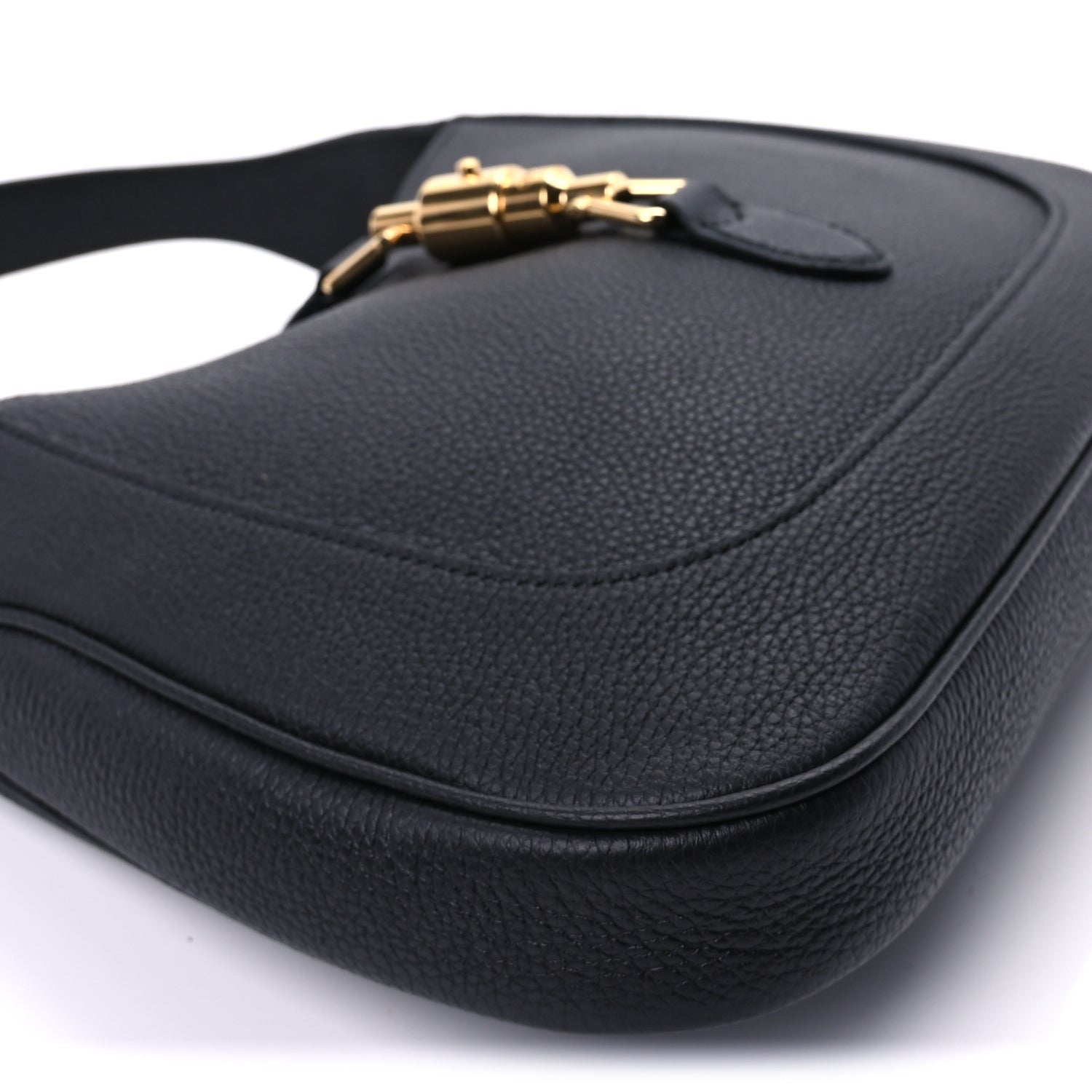 Gucci Pebbled Calfskin Small Jackie 1961 Hobo  Black 7 of 8