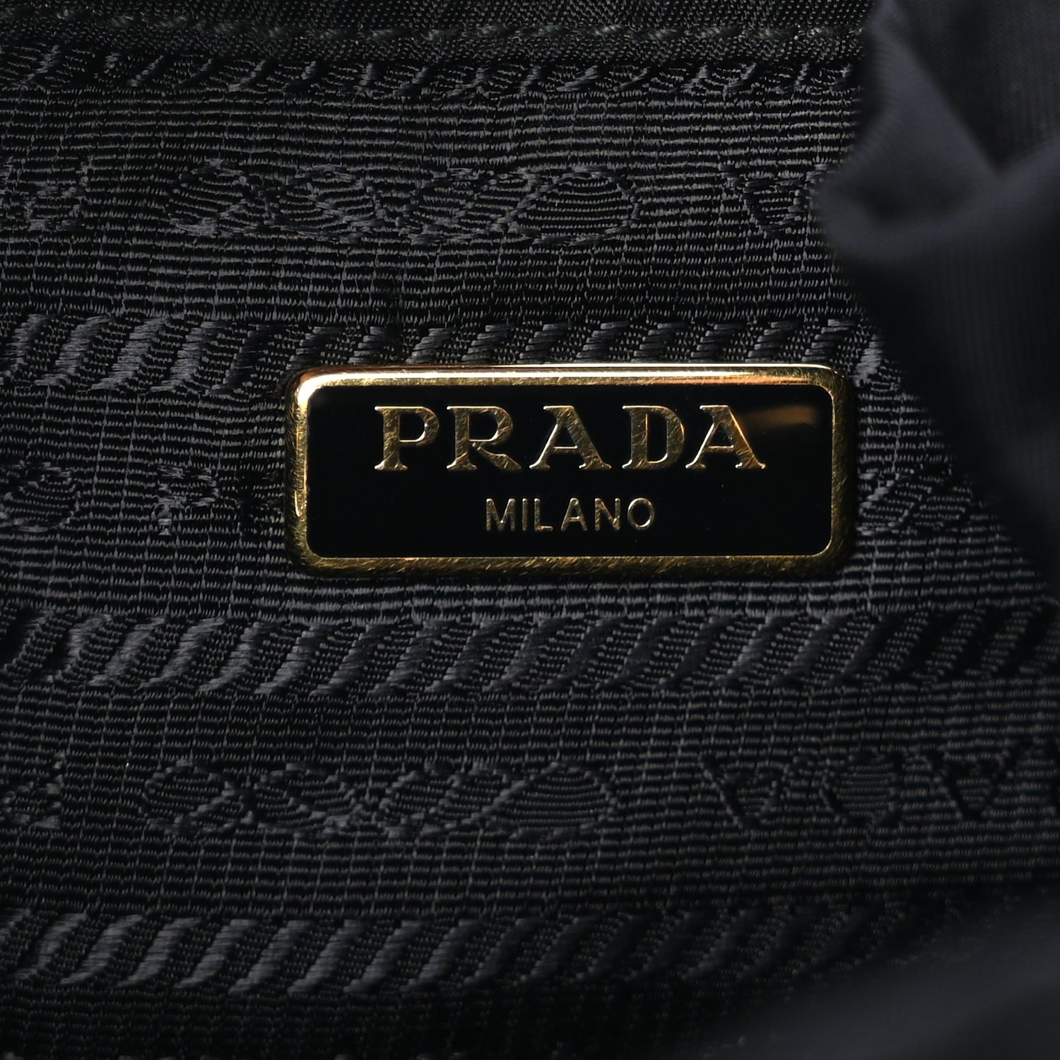 Prada Nylon Vela Saffiano Mini Bucket Crossbody Bag  Black 5 of 8