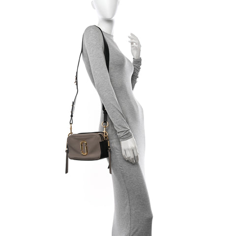 Calfskin Small Snapshot Camera Bag French Grey