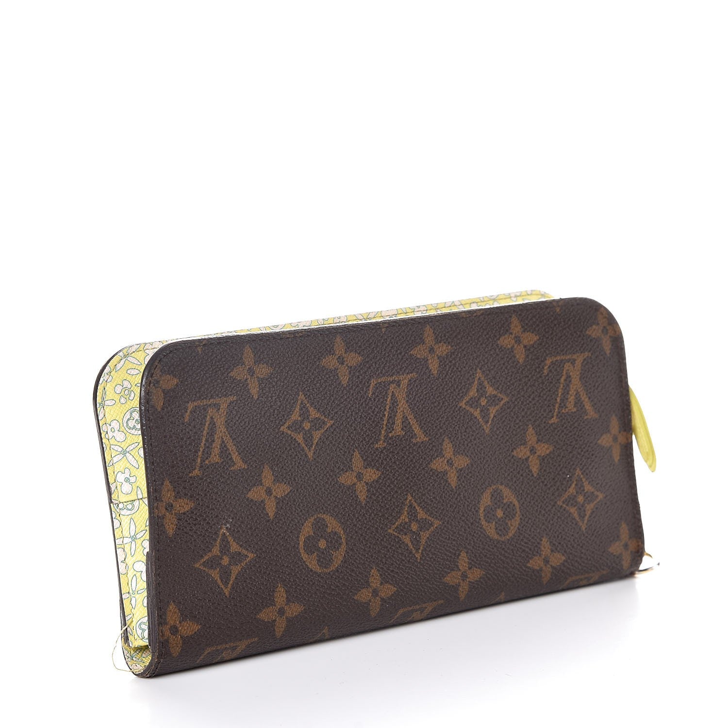 Louis Vuitton Monogram Fleuri Insolite Wallet Yellow 3 of 9