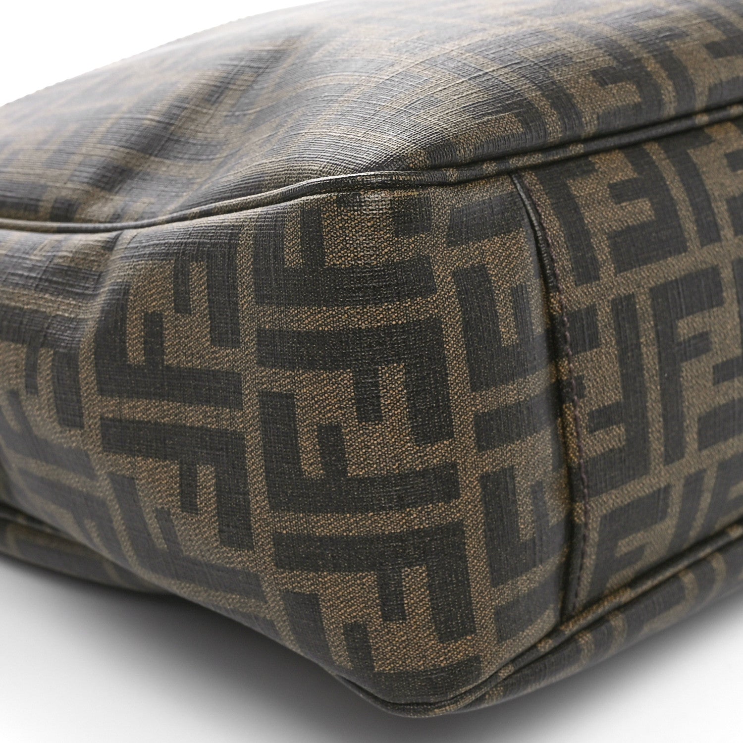 Fendi Zucca Spalmati Messenger Bag Tobacco 9 of 10