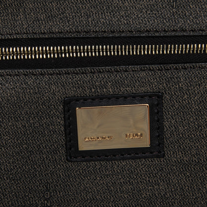 Fendi Zucca Spalmati Medium Roll Tote Tobacco Moro 6 of 7