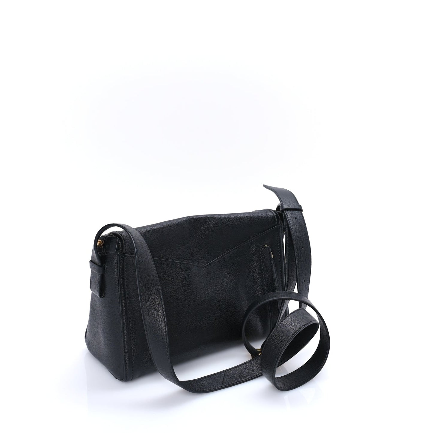Goatskin Diamant 3D Shoulder Bag  Black