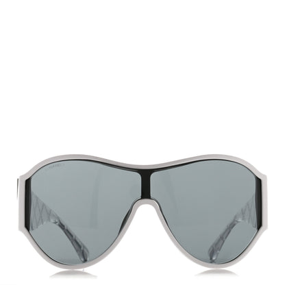 Chanel Acetate Quilted CC Sunglasses 5426 White 2 of 7