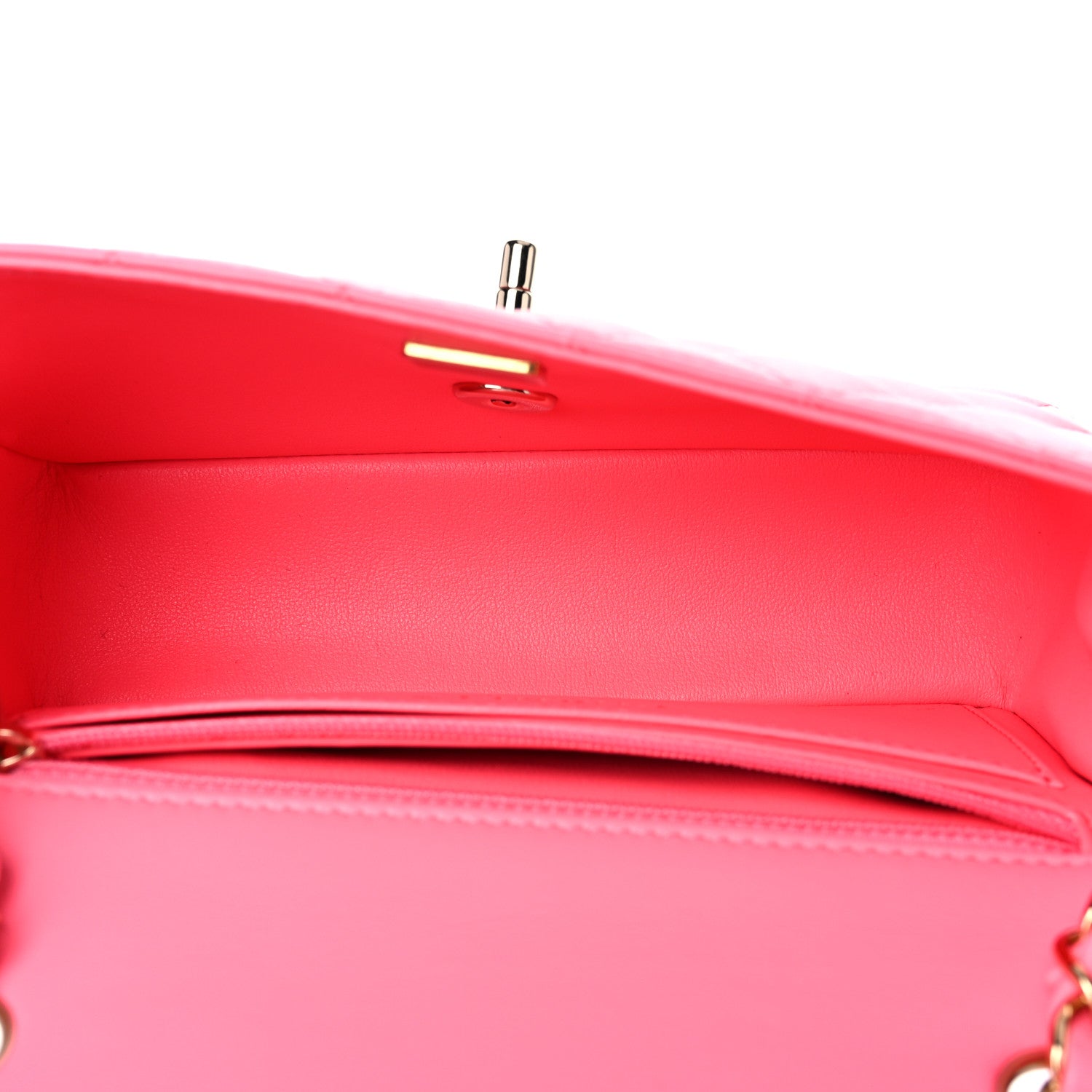 Chanel Lambskin Quilted Mini Rectangular Flap Pink 5 of 9