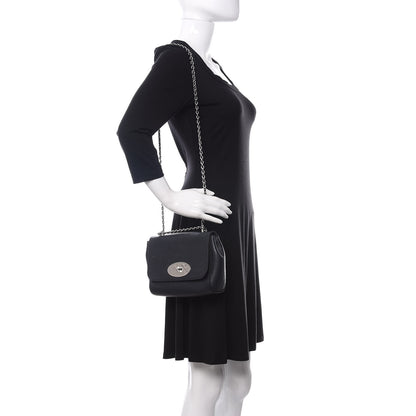 Mulberry Small Classic Grain Small Lily Flap Midnight Blue 2 of 12