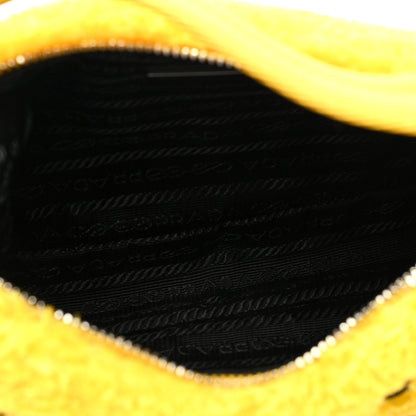 Prada Terry Cloth Mini Re-Edition 2000 Bag Giallo Black 5 of 8